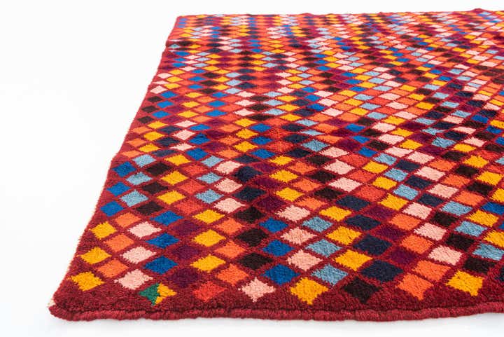 5' x 6' 4 Hand Knotted Balouch Wool Rug