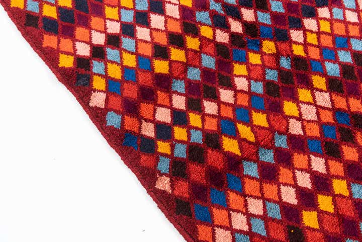 5' x 6' 4 Hand Knotted Balouch Wool Rug