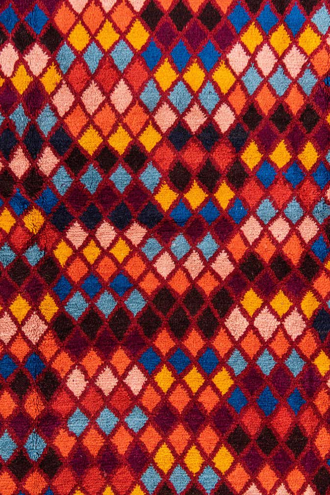5' x 6' 4 Hand Knotted Balouch Wool Rug
