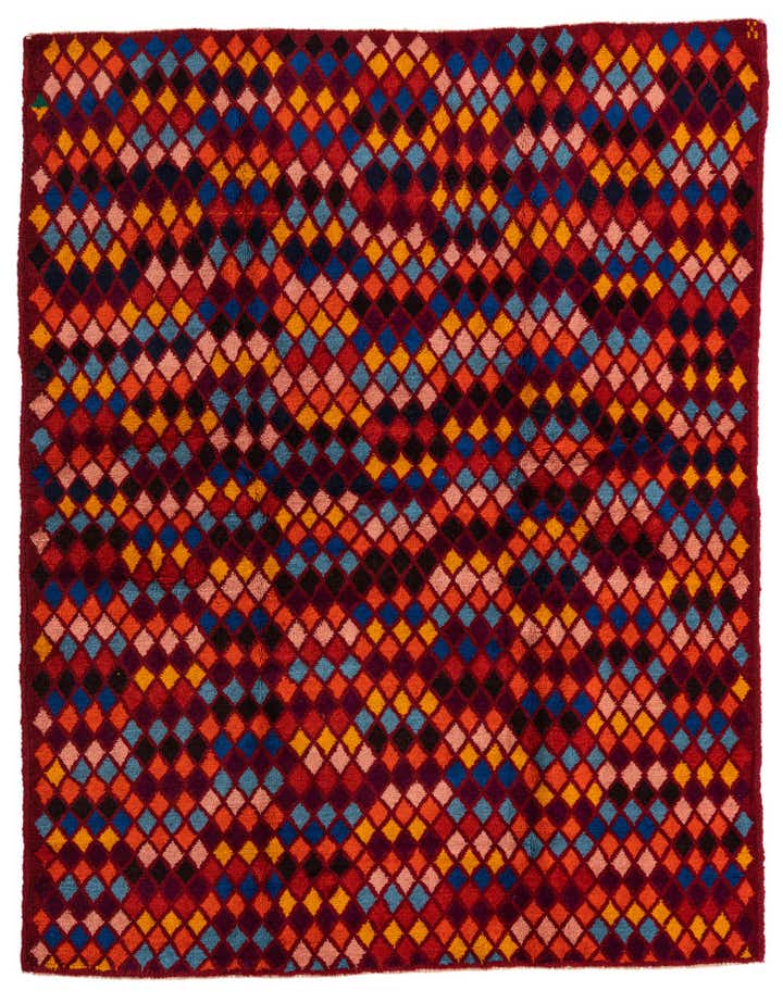5' x 6' 4 Hand Knotted Balouch Wool Rug