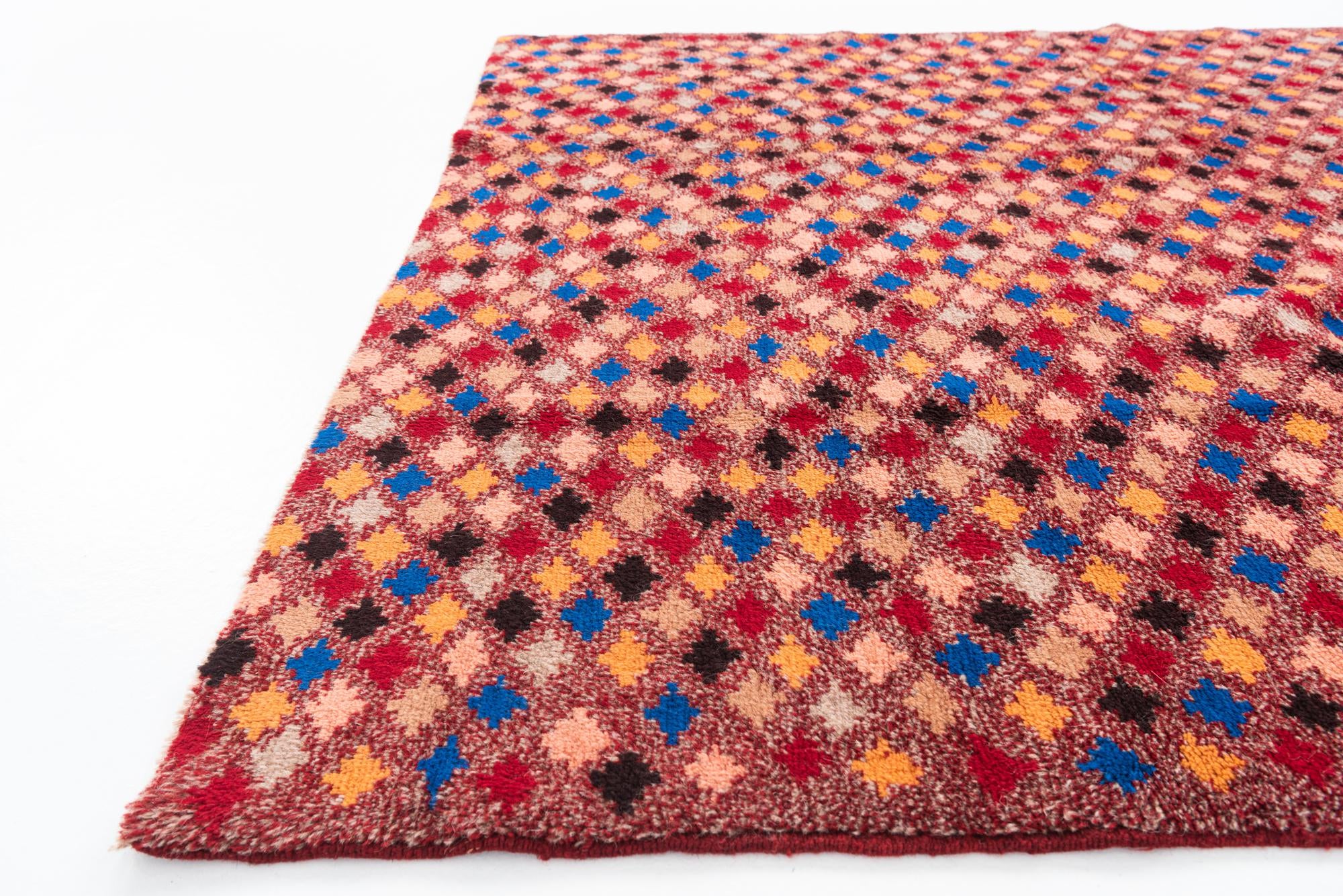 5' 1 x 6' 9 Hand Knotted Balouch Wool Rug