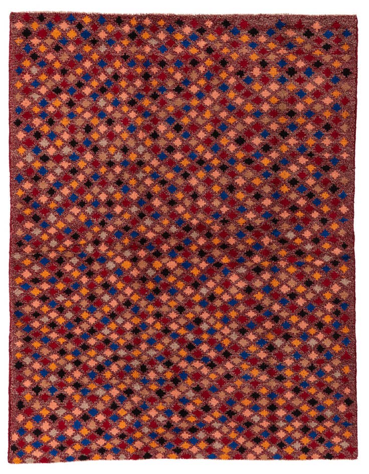 Detail image of 5' 1 x 6' 9 Hand Knotted Balouch Wool Rug