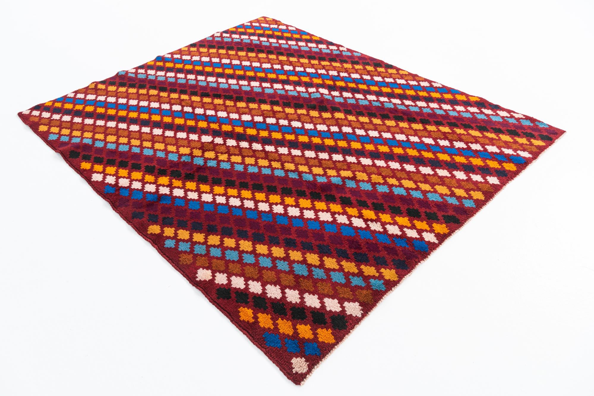 5' 3 x 6' 4 Hand Knotted Balouch Wool Rug