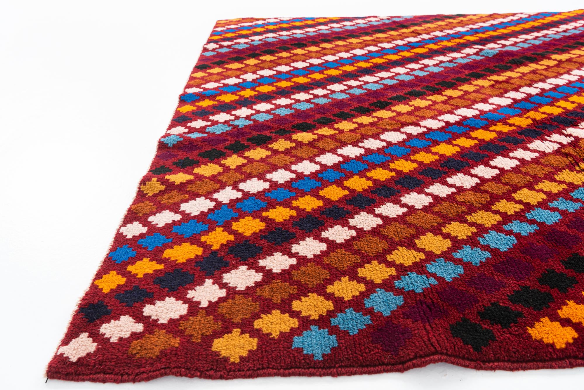 5' 3 x 6' 4 Hand Knotted Balouch Wool Rug
