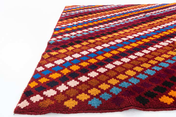 5' 3 x 6' 4 Hand Knotted Balouch Wool Rug