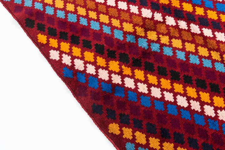 5' 3 x 6' 4 Hand Knotted Balouch Wool Rug