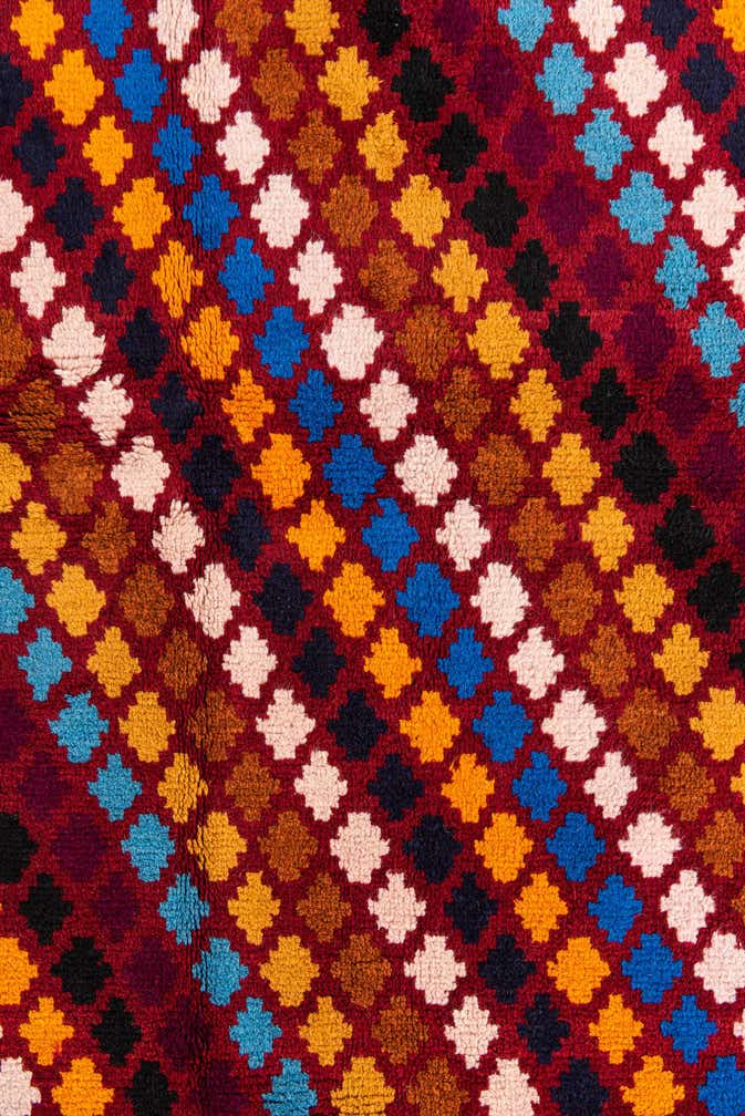 5' 3 x 6' 4 Hand Knotted Balouch Wool Rug