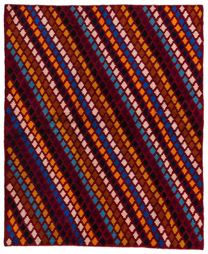 5' 3 x 6' 4 Hand Knotted Balouch Wool Rug