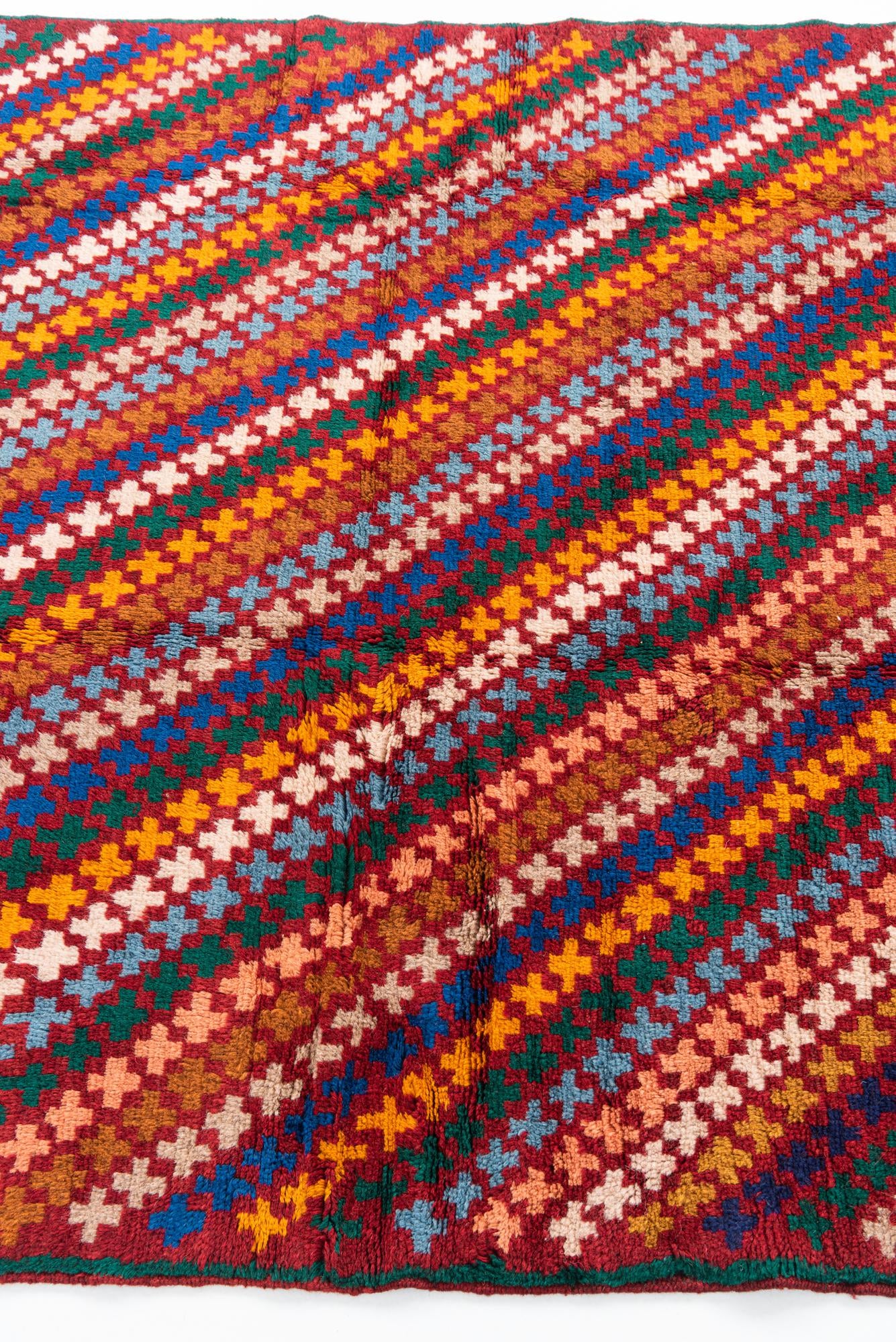 4' 5 x 6' 7 Hand Knotted Balouch Wool Rug