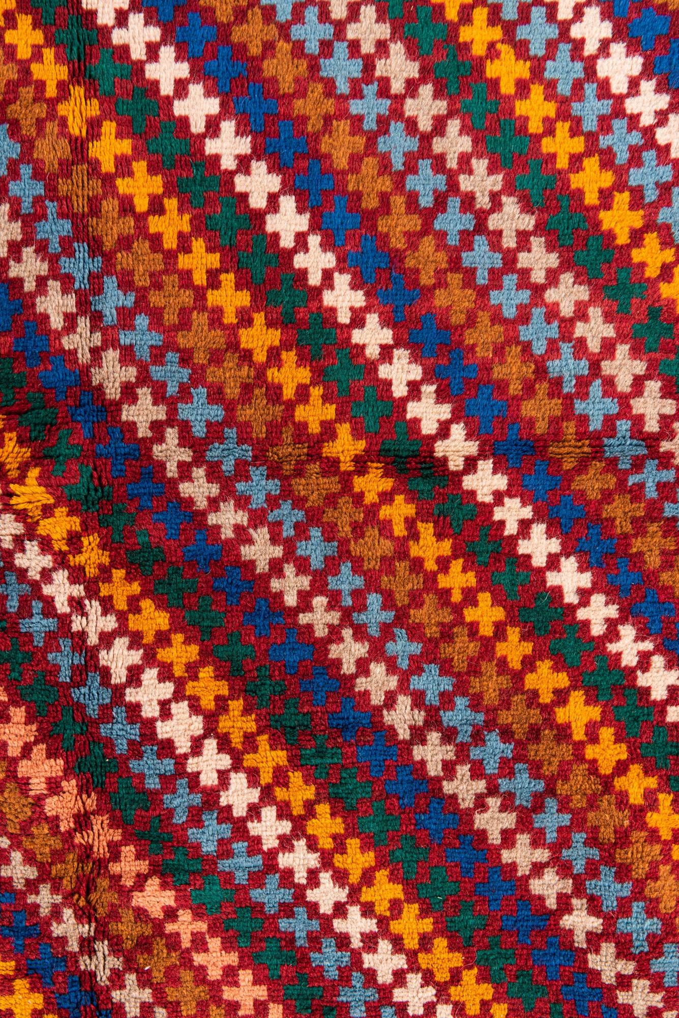 4' 5 x 6' 7 Hand Knotted Balouch Wool Rug