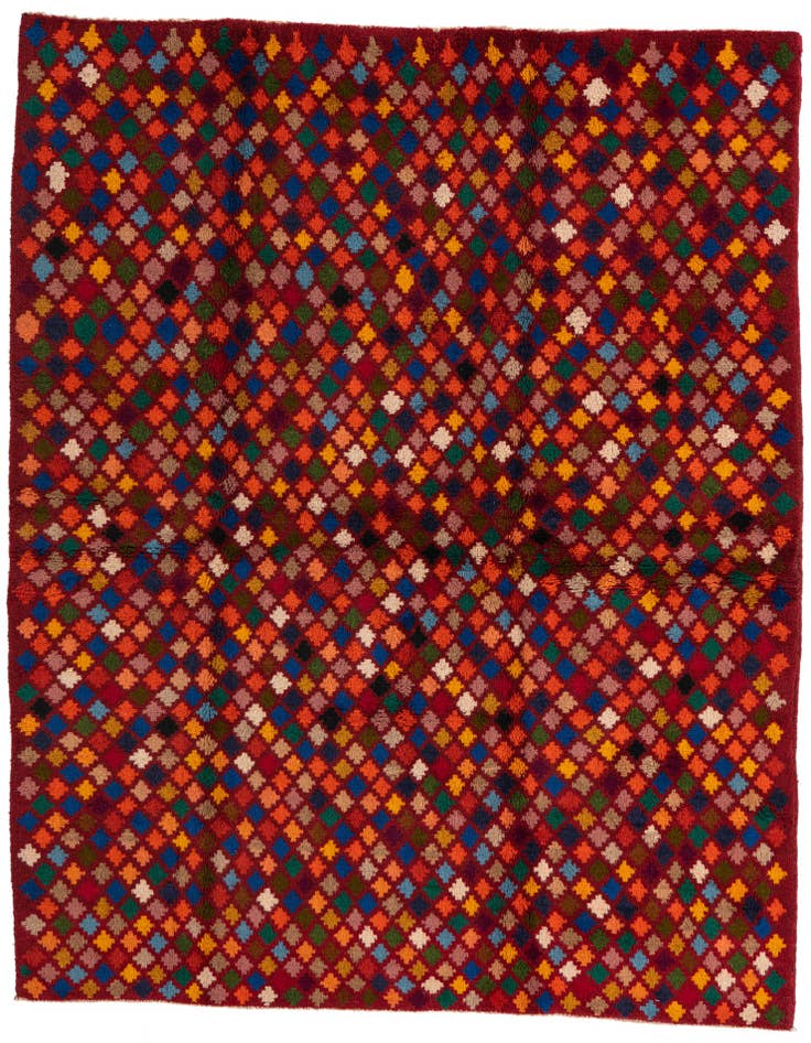 Detail image of 5' 2 x 6' 8 Hand Knotted Balouch Wool Rug