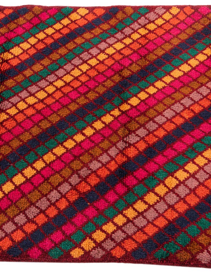 Detail image of 3' x 4' 6 Hand Knotted Balouch Wool Rug