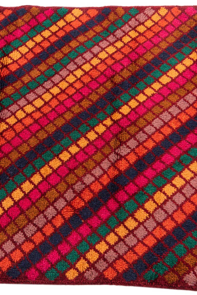 Detail image of 3' x 4' 6 Hand Knotted Balouch Wool Rug