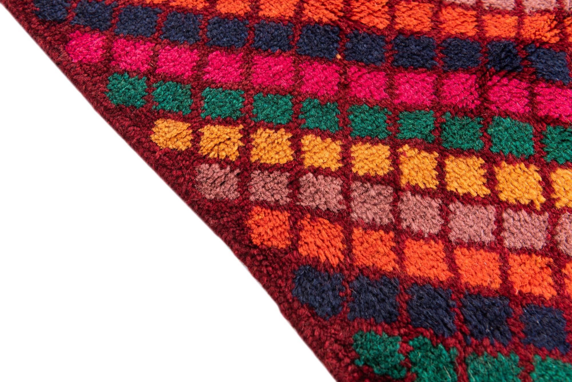 3' x 4' 6 Hand Knotted Balouch Wool Rug