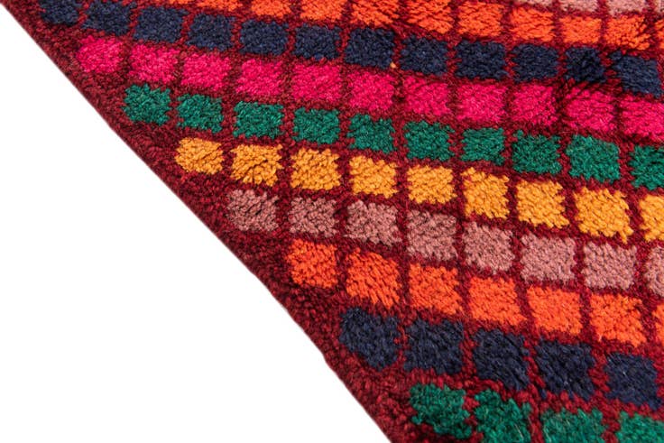 Detail image of 3' x 4' 6 Hand Knotted Balouch Wool Rug