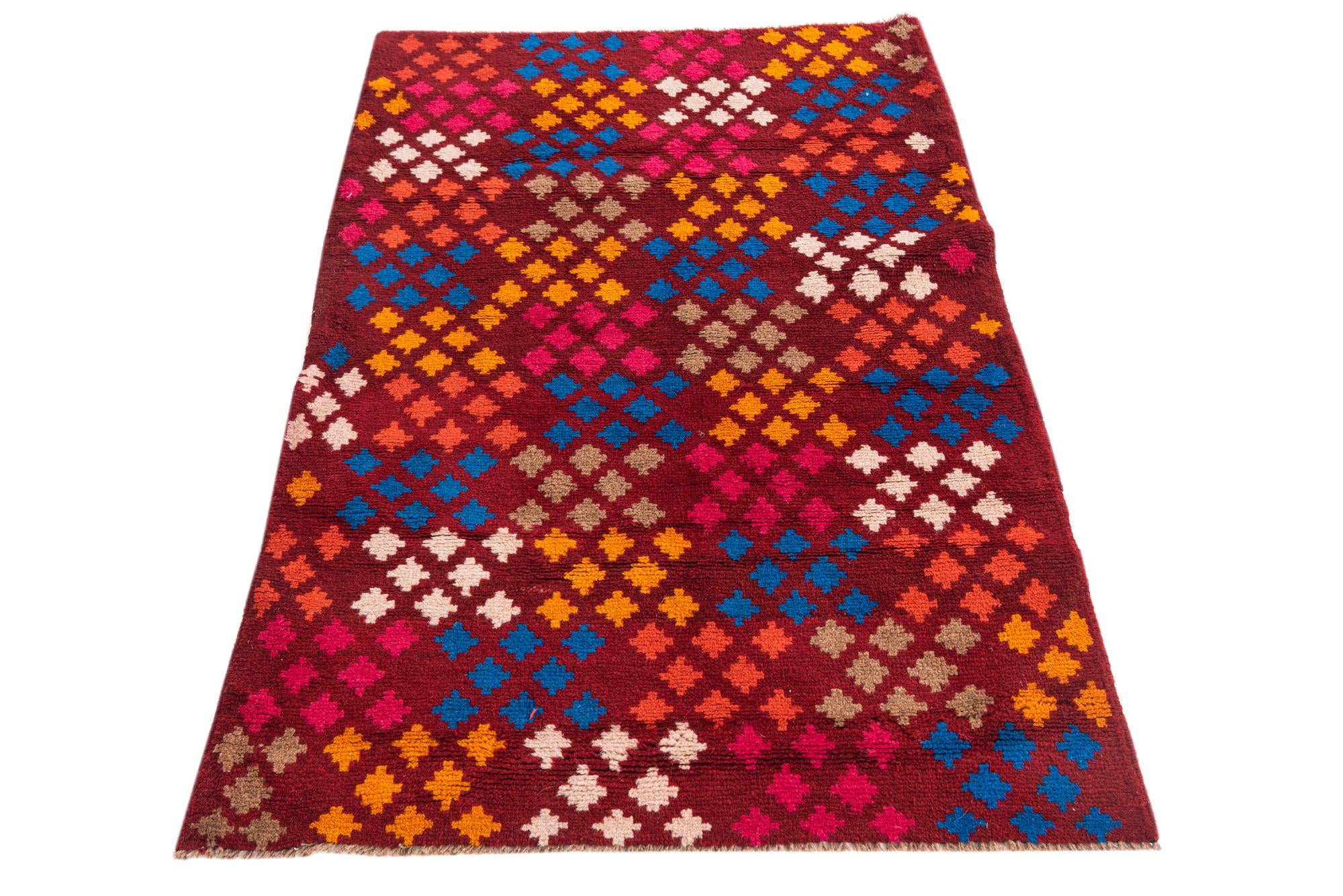 3' 1 x 4' 7 Hand Knotted Balouch Wool Rug