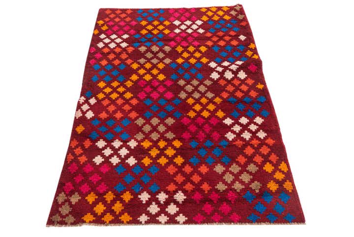 3' 1 x 4' 7 Hand Knotted Balouch Wool Rug