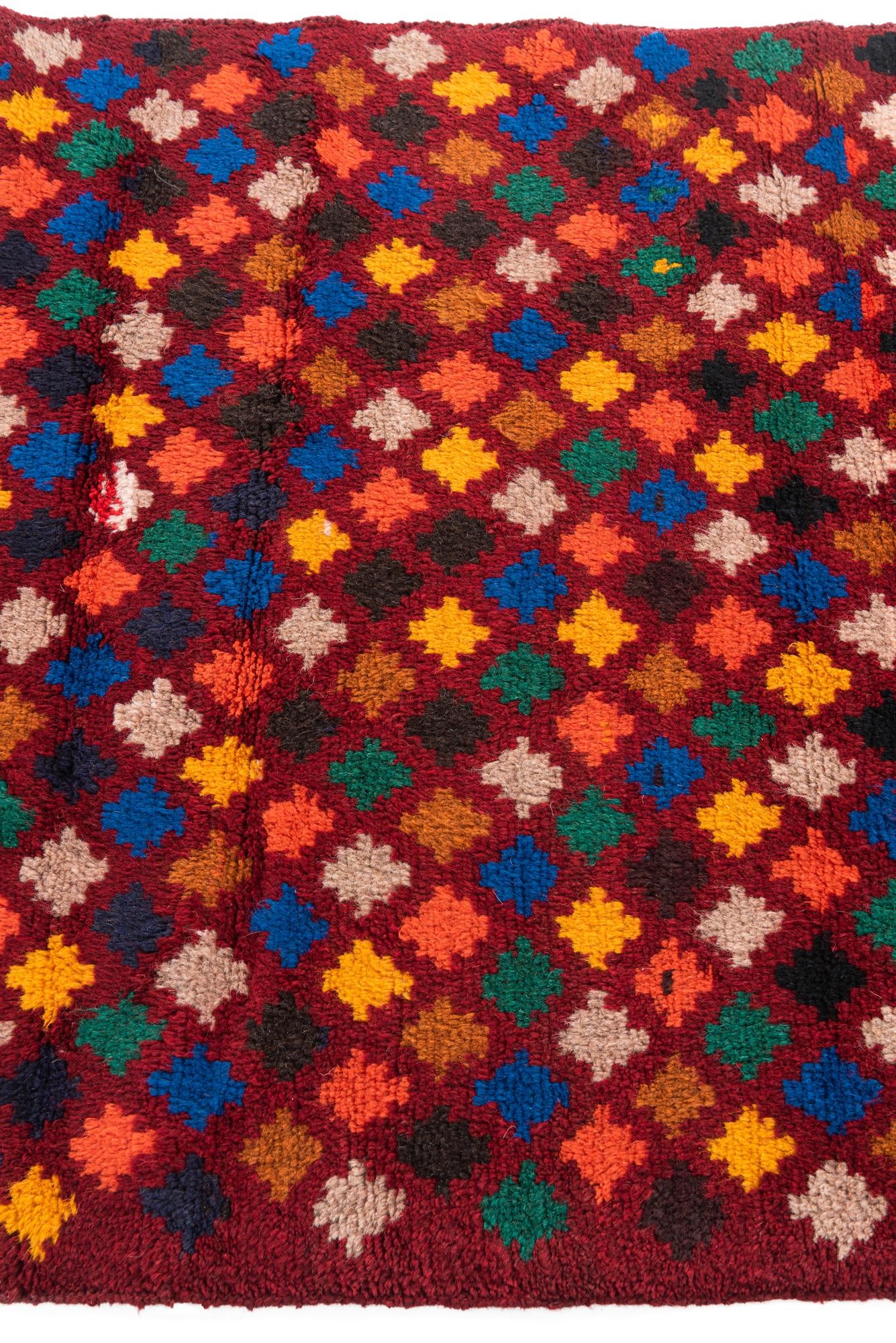 2' 10 x 4' 6 Hand Knotted Balouch Wool Rug
