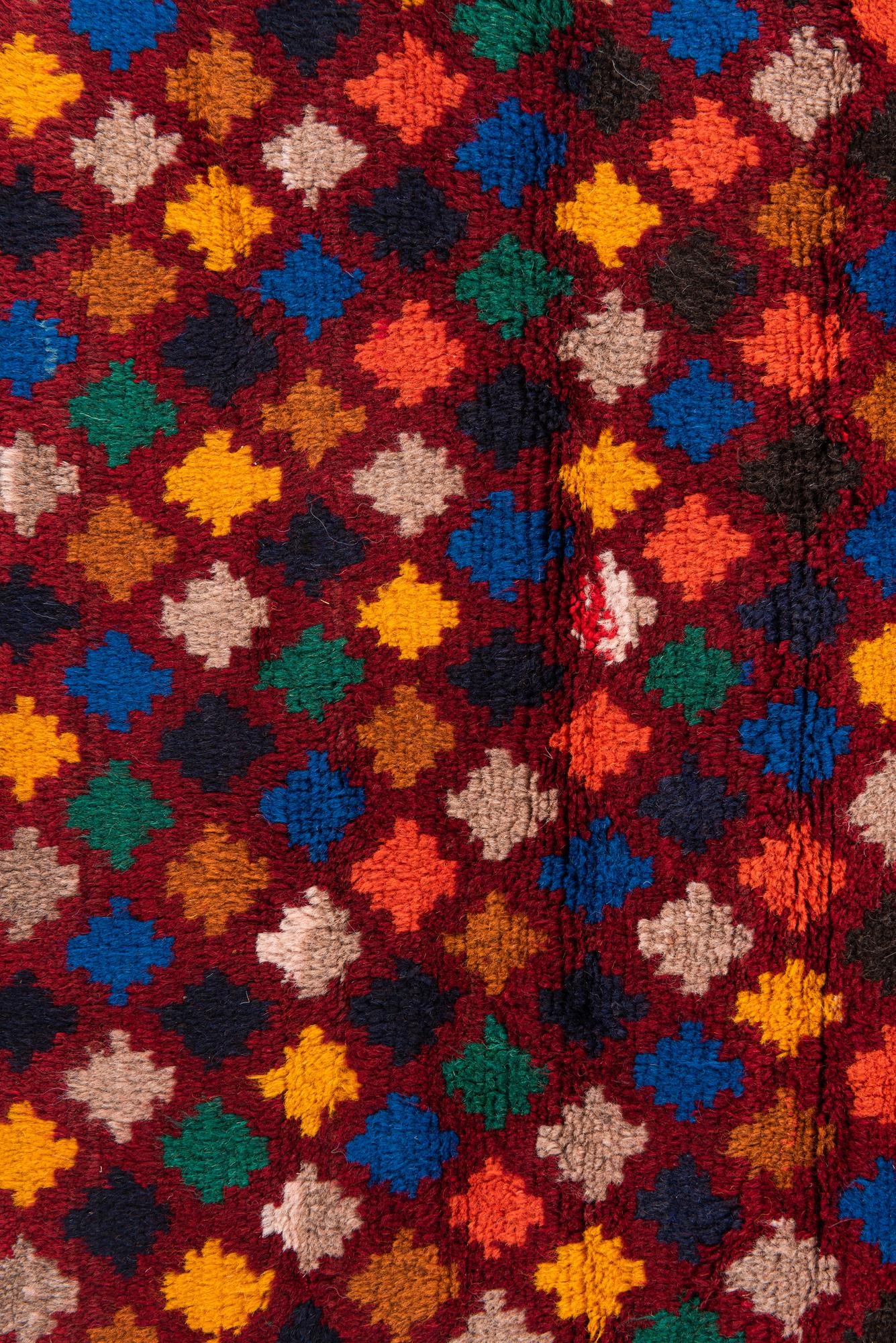 2' 10 x 4' 6 Hand Knotted Balouch Wool Rug