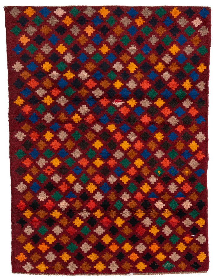 Detail image of 2' 10 x 4' 6 Hand Knotted Balouch Wool Rug