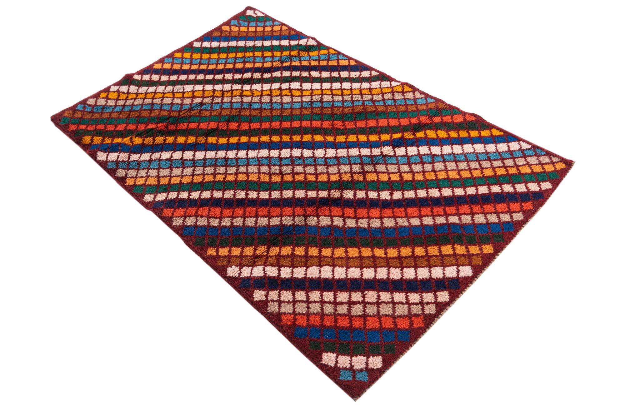 2' 10 x 4' 5 Hand Knotted Balouch Wool Rug