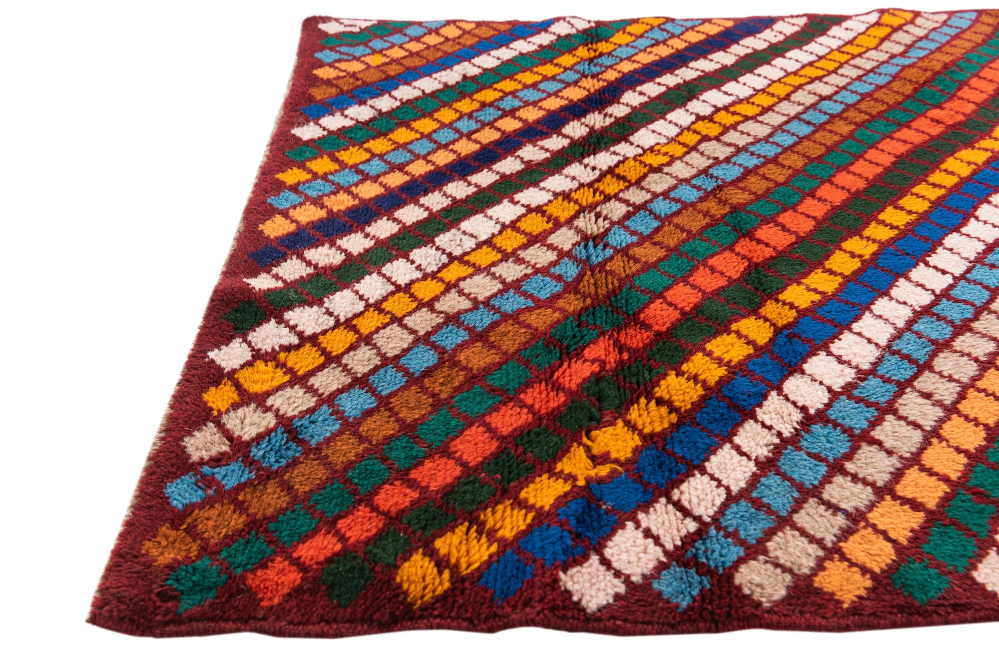2' 10 x 4' 5 Hand Knotted Balouch Wool Rug