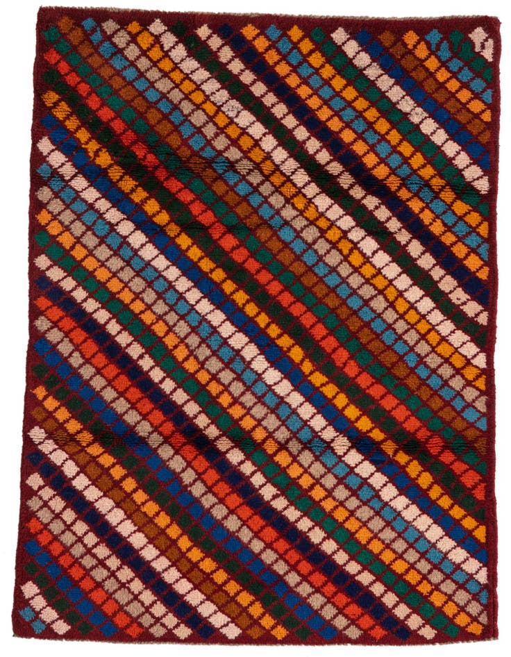Detail image of 2' 10 x 4' 5 Hand Knotted Balouch Wool Rug