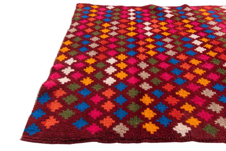 3' x 4' 7 Hand Knotted Balouch Wool Rug