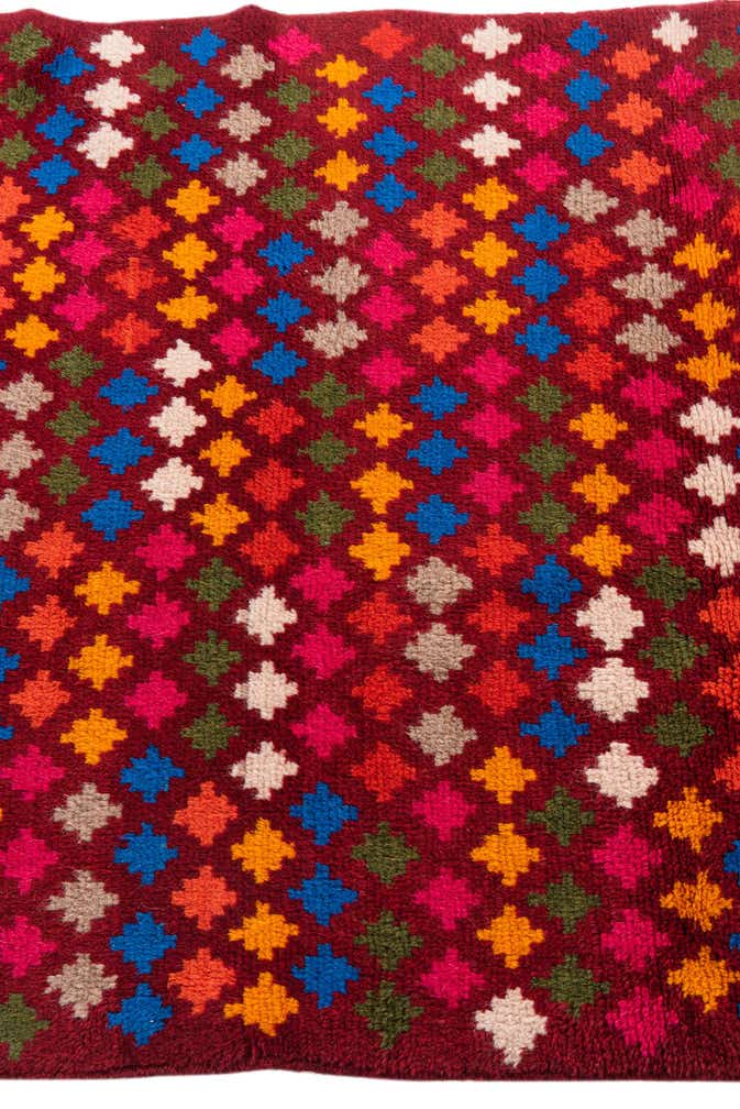 3' x 4' 7 Hand Knotted Balouch Wool Rug