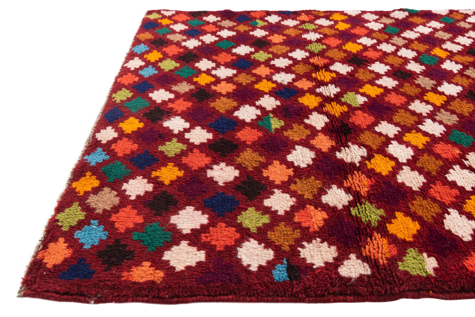 3' x 4' 7 Hand Knotted Balouch Wool Rug