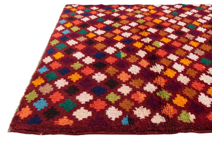 Detail image of 3' x 4' 7 Hand Knotted Balouch Wool Rug