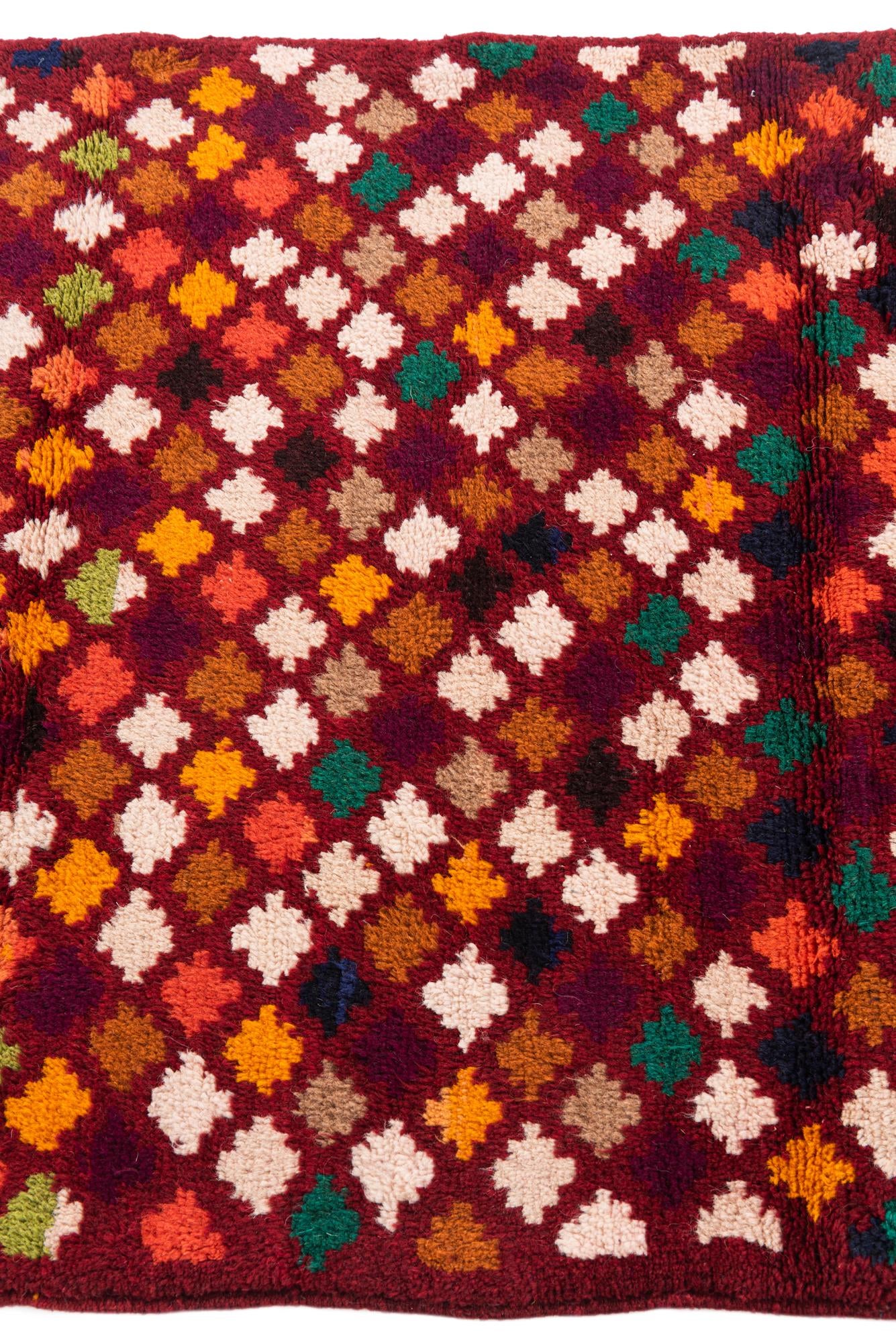 3' x 4' 7 Hand Knotted Balouch Wool Rug
