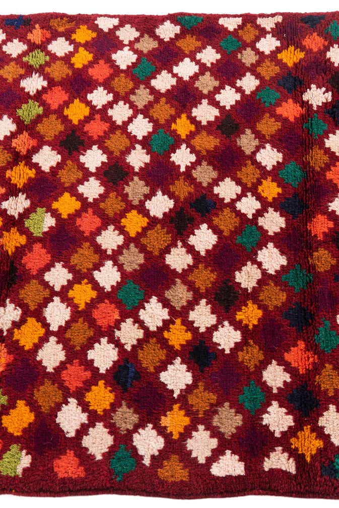 3' x 4' 7 Hand Knotted Balouch Wool Rug