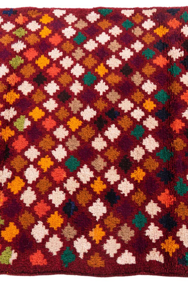 Detail image of 3' x 4' 7 Hand Knotted Balouch Wool Rug