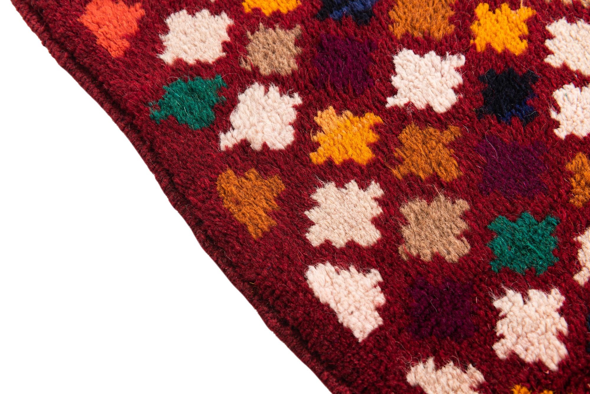 3' x 4' 7 Hand Knotted Balouch Wool Rug