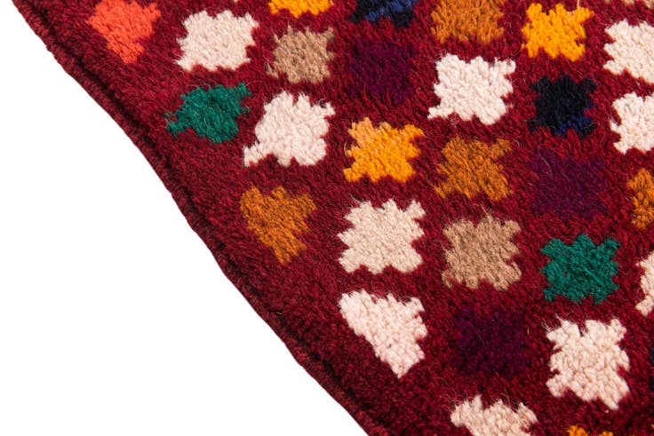 Detail image of 3' x 4' 7 Hand Knotted Balouch Wool Rug