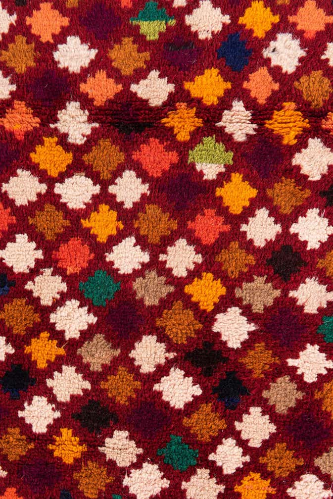 3' x 4' 7 Hand Knotted Balouch Wool Rug