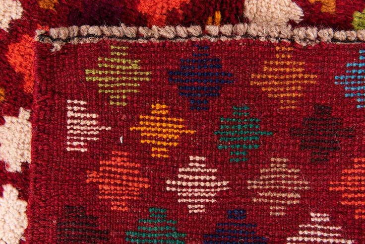 Detail image of 3' x 4' 7 Hand Knotted Balouch Wool Rug