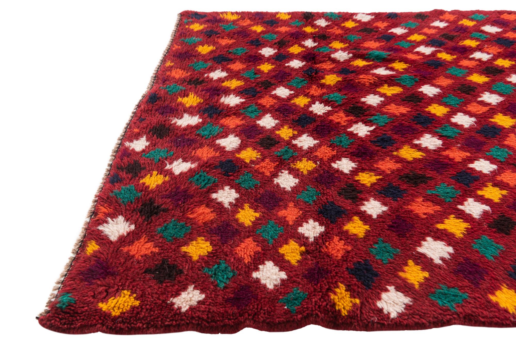 3' x 4' 6 Hand Knotted Balouch Wool Rug