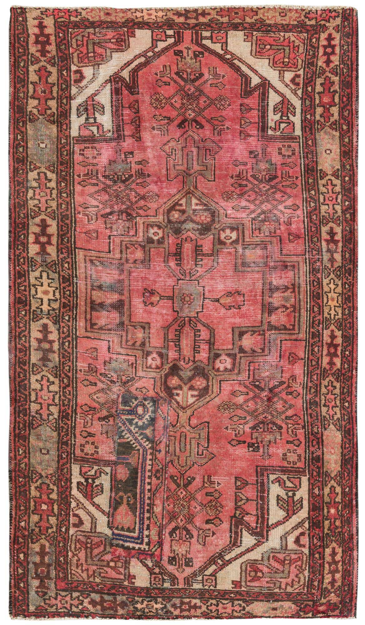 3' 3 x 5' 8 Hand Knotted Balouch Persian Wool Rug