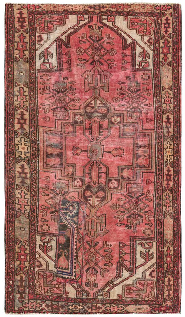 3' 3 x 5' 8 Hand Knotted Balouch Persian Wool Rug