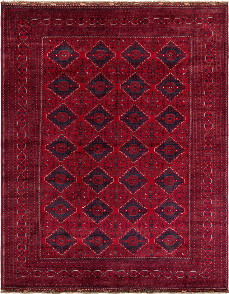 Detail image of 8' 2 x 11' 4 Hand Knotted Balouch Wool Rug