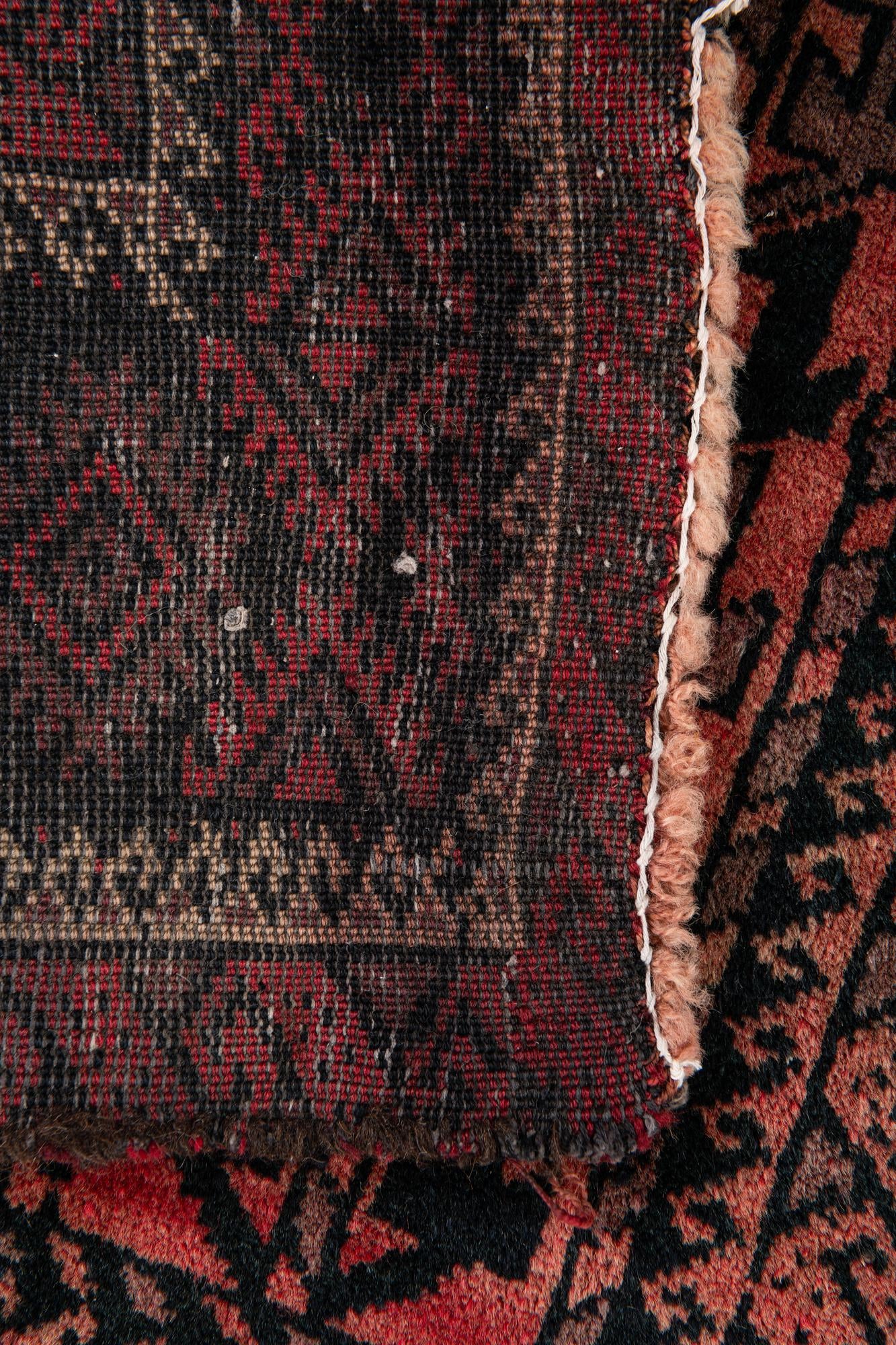 3' 9 x 5' 7 Hand Knotted Balouch Wool Rug
