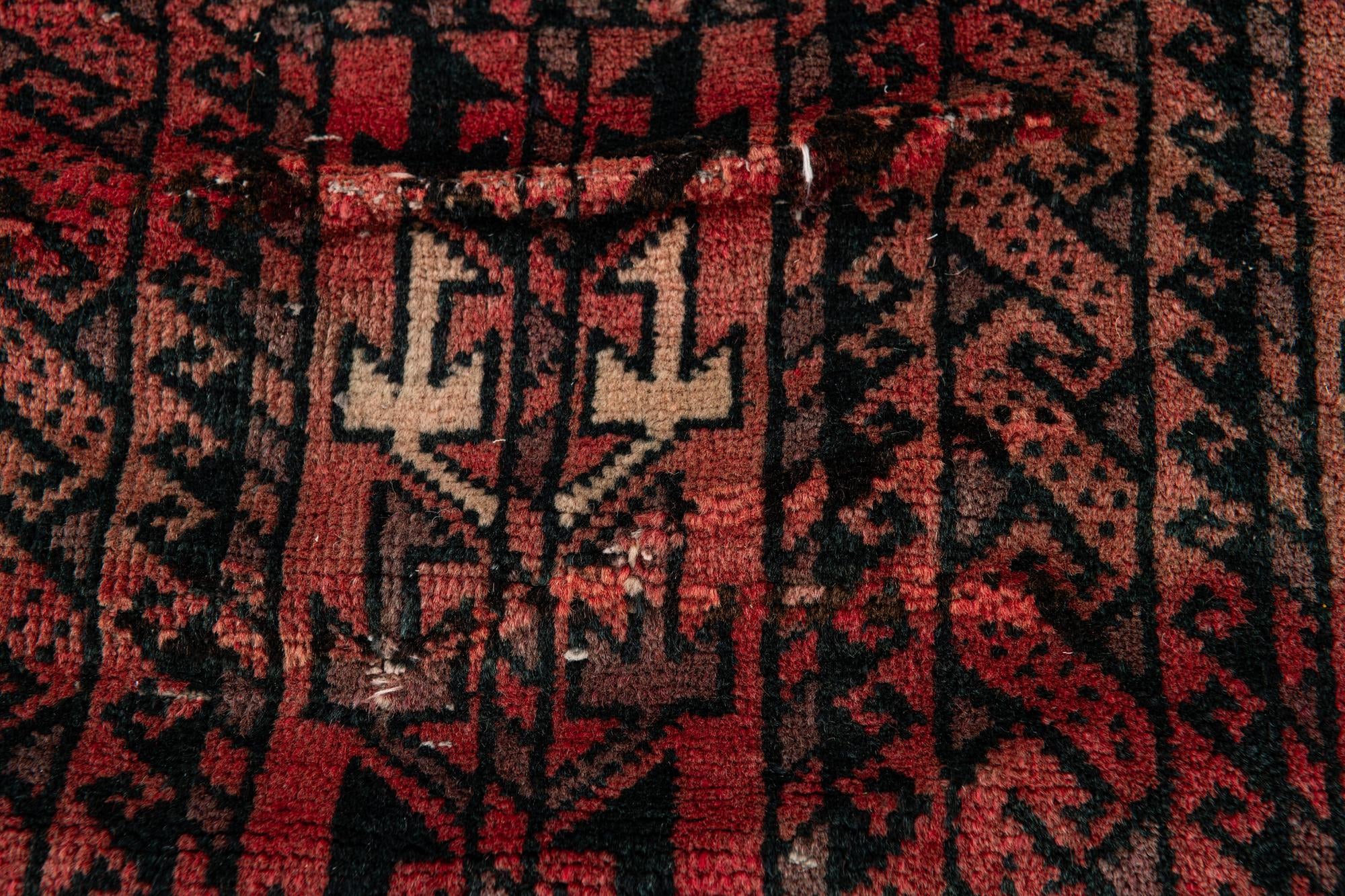 3' 9 x 5' 7 Hand Knotted Balouch Wool Rug