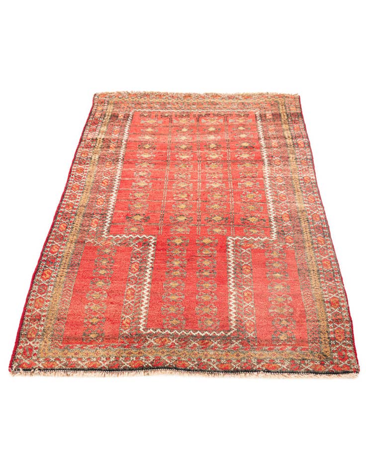 Detail image of 2' 9 x 4' 1  Hand Knotted Balouch Persian Wool Rug