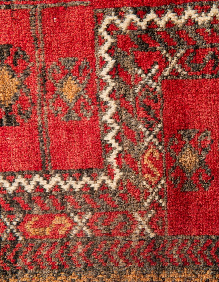 Detail image of 2' 9 x 4' 1  Hand Knotted Balouch Persian Wool Rug