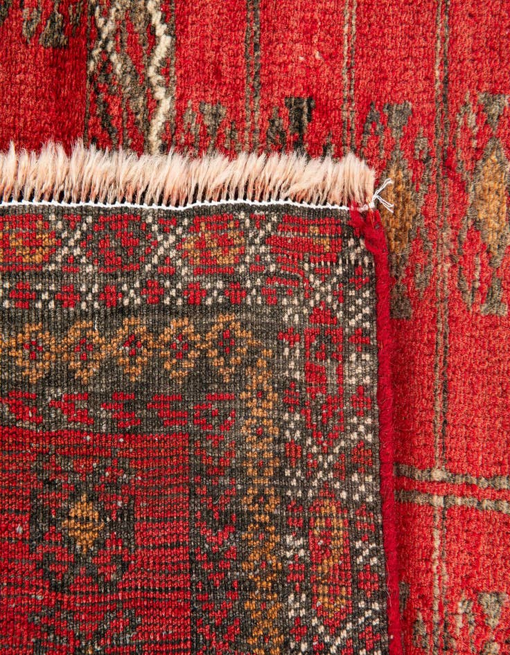 Detail image of 2' 9 x 4' 1  Hand Knotted Balouch Persian Wool Rug