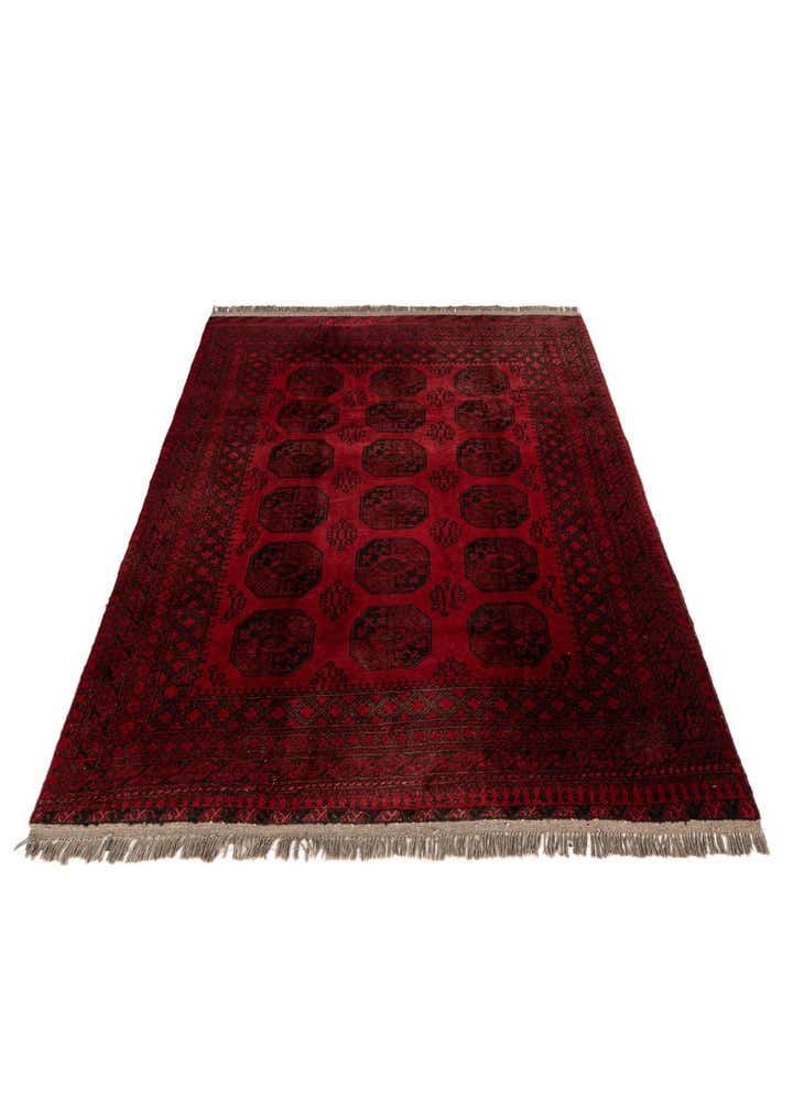 6' 7 x 9' 8 Hand Knotted Balouch Persian Wool Rug