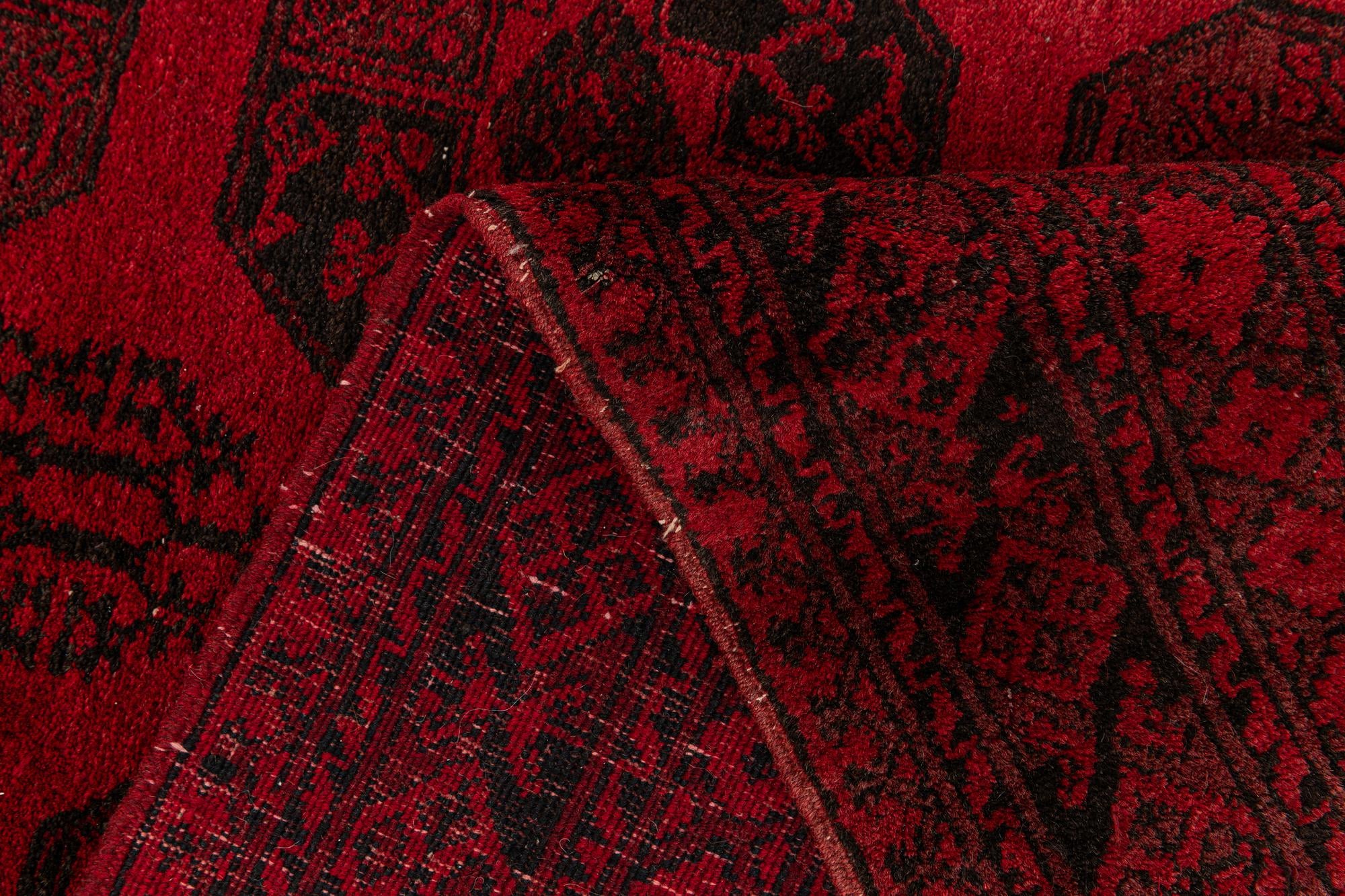 6' 7 x 9' 8 Hand Knotted Balouch Persian Wool Rug