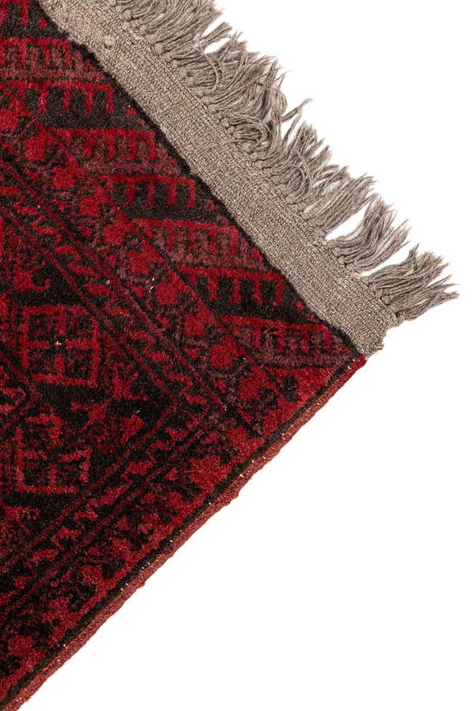 6' 7 x 9' 8 Hand Knotted Balouch Persian Wool Rug